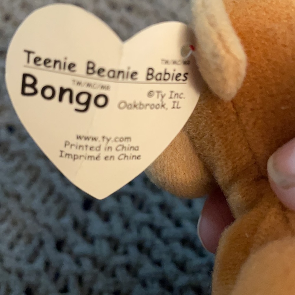 Ty teenie beanie Bongo. Tag is attached but creased - Picture 4 of 7